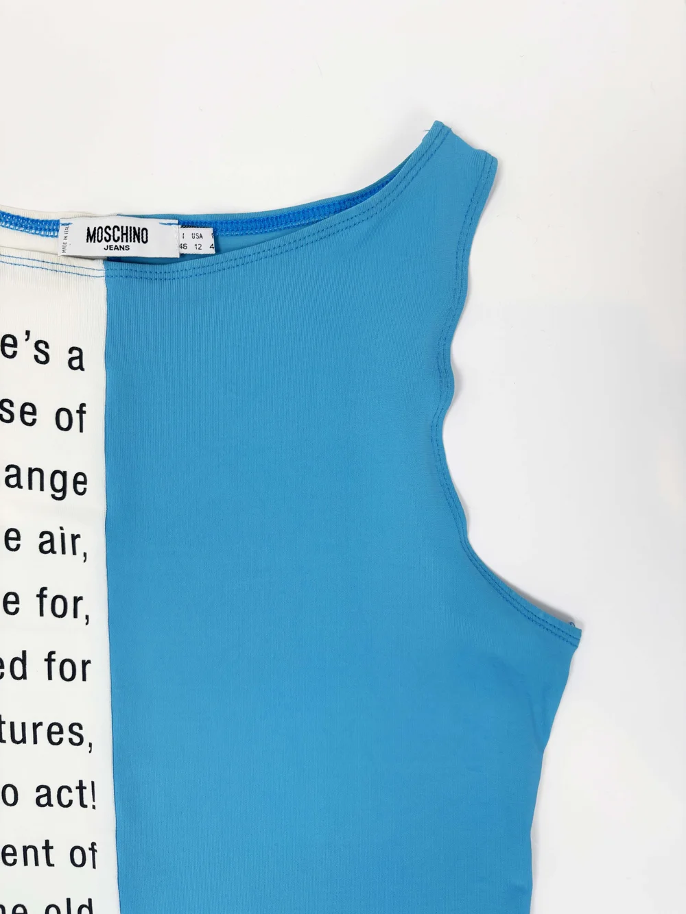 Moschino 90s poem print maxi dress — JAMES VELORIA